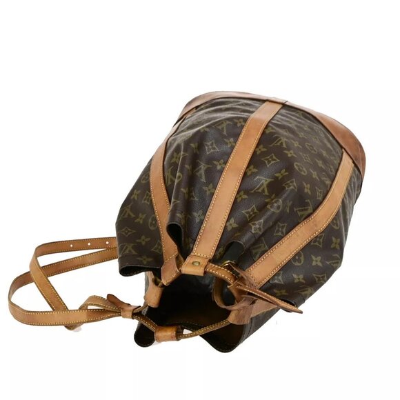 Auth LOUIS VUITTON LV Randonnee GM Shoulder Bag Monogram Leather Brown - Picture 9 of 16